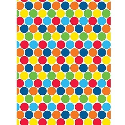 Photo Backdrop - Polka Dots - Multicolor - 72&quot;x54&quot; - 1pc