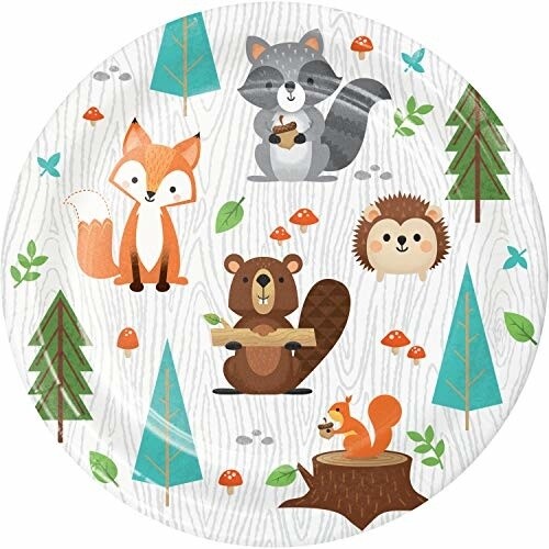 Plates - BV-  Wild One  - 7&quot; - 8pkg