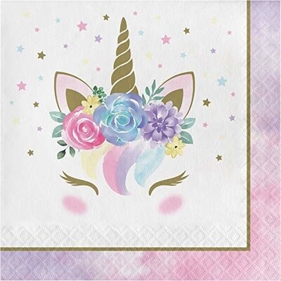 Napkins - LN - Unicorn Baby - 16pk -2 ply