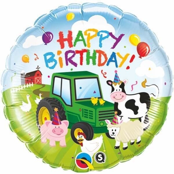Foil Balloon - Farm Animals - 18&quot;