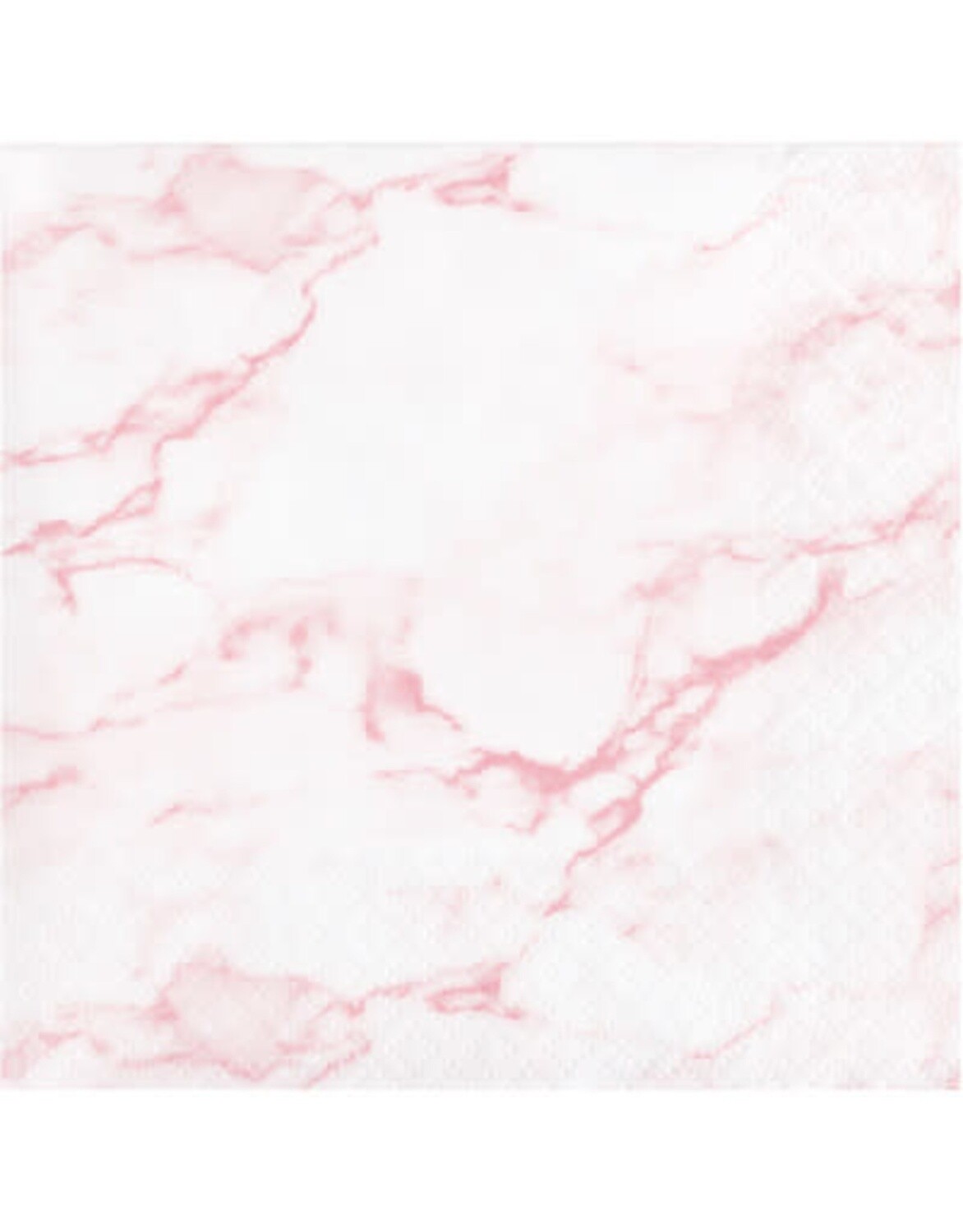 Napkins - Bev - Pink Marble - 2 ply - 16 pk