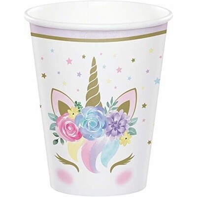 Cups - Paper - Unicorn Baby - 9oz - 8pkg