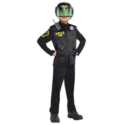 Child Costume - Swat Officer - Medium(8-10)