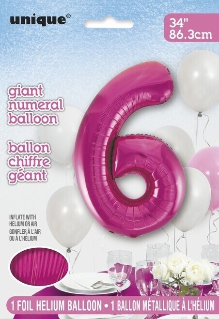 Foil Balloon - Pink #0 - 34&quot;
