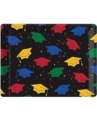 Serving Tray - Grad - Mortarboard Toss