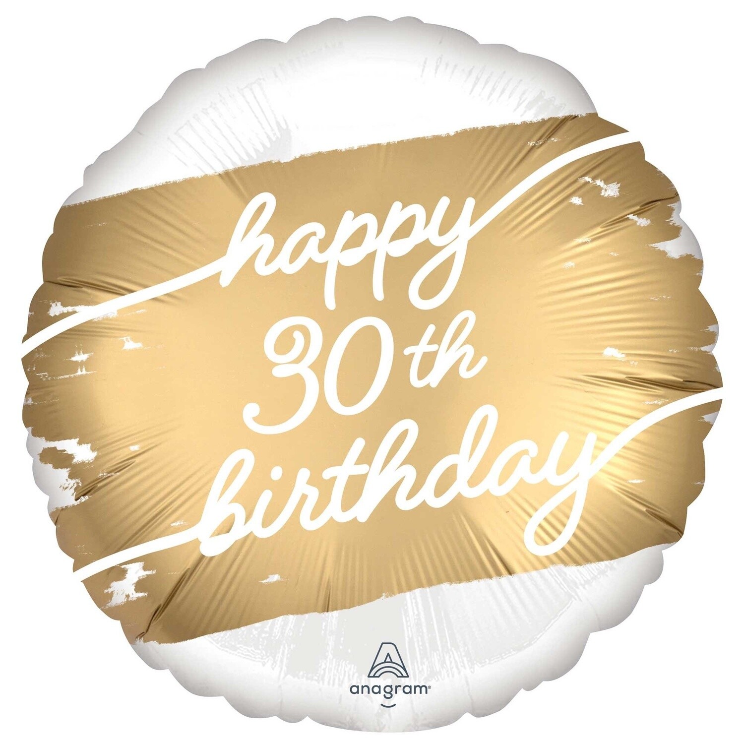 Foil Balloon - Golden Age - 30th BDAY