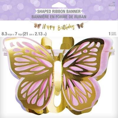 Banner - Butterfly Shimmer - 8.3&quot;X7FT