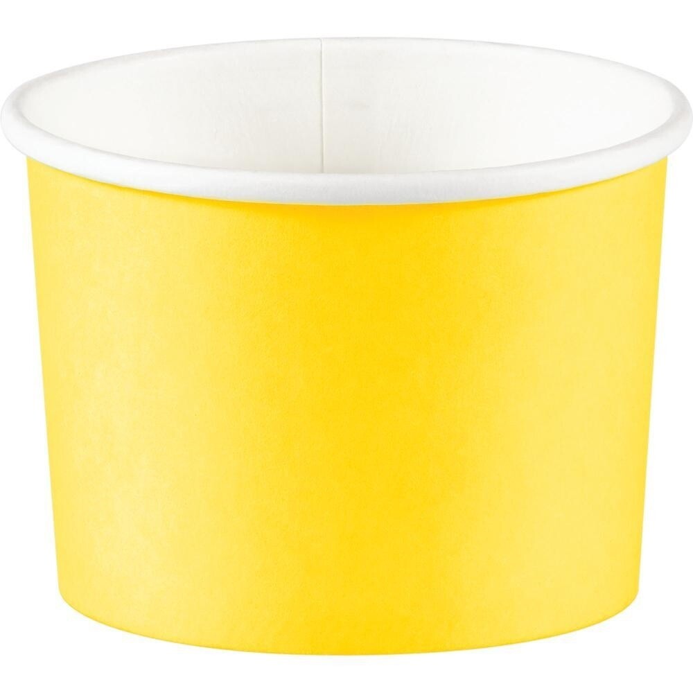 Treat Cups - Yellow - 9OZ.  8 PK