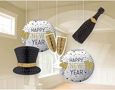 Hanging Bouquet - Happy New Year - 5pcs