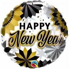Foil Balloon - Happy New Year - 18&#39;&#39;