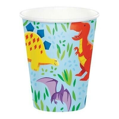 Paper Cups - Dinosuar Friends - 8oz