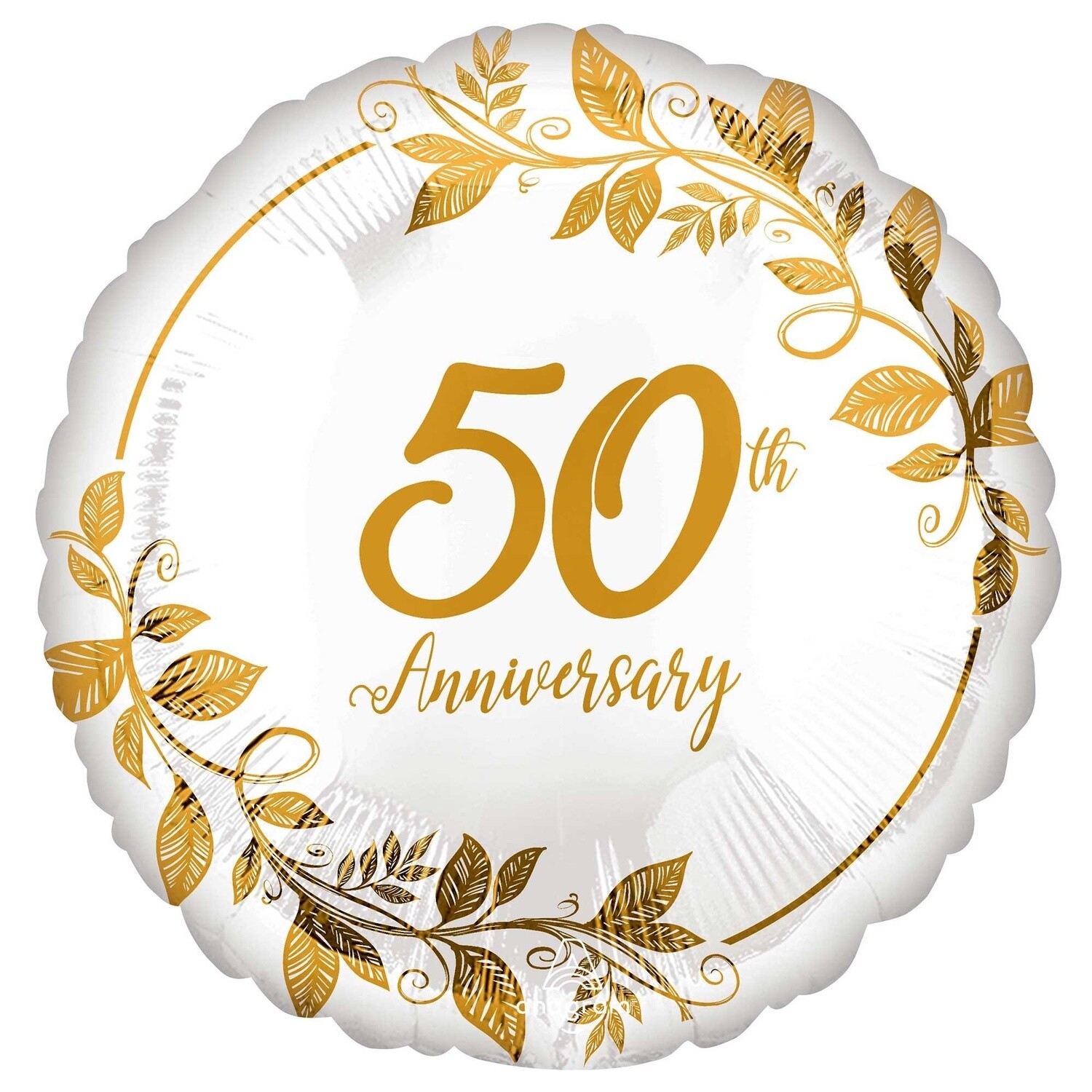 Foil Balloon - 50th Anniversary - 18&quot;