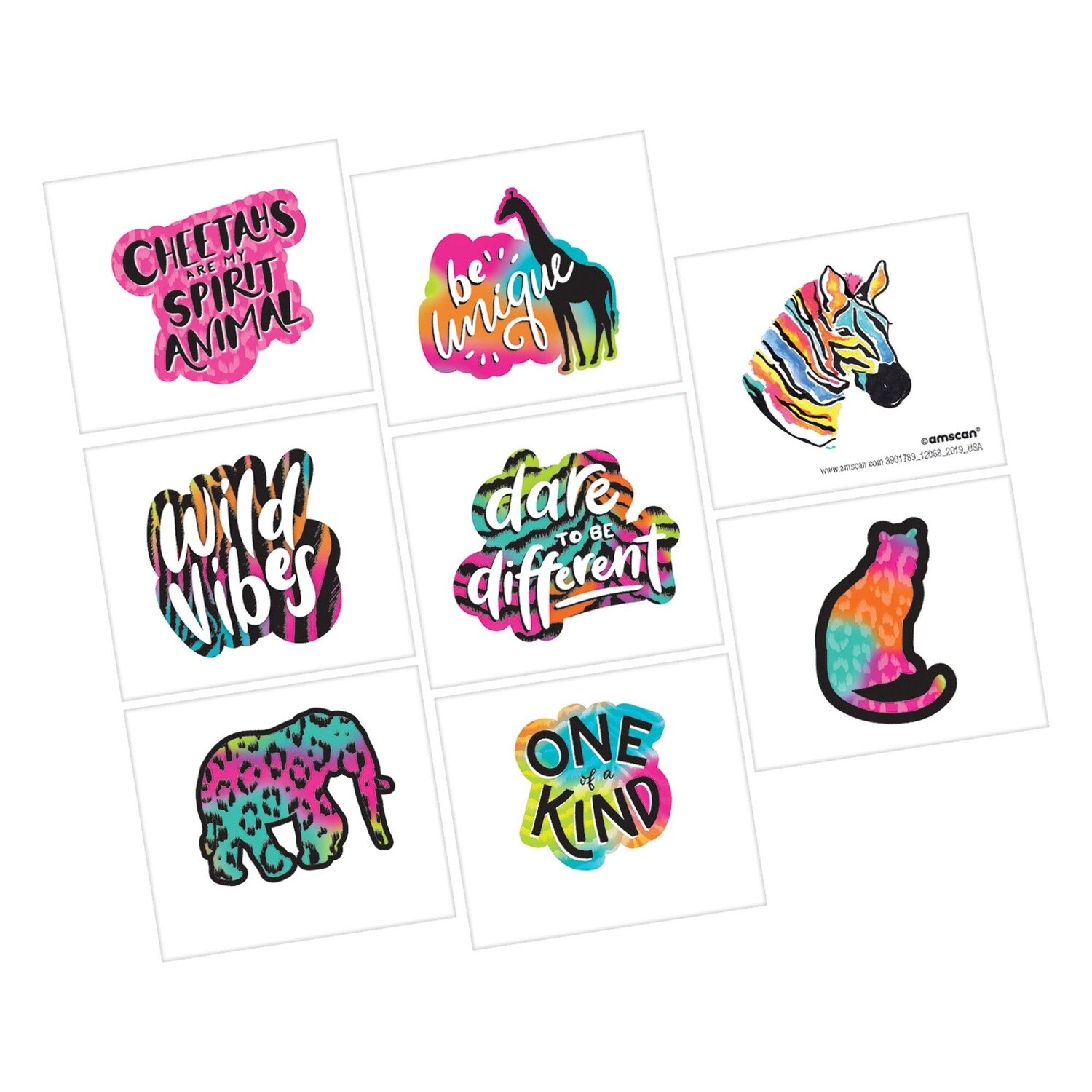 Tattoos - Wild Child - 8pkg