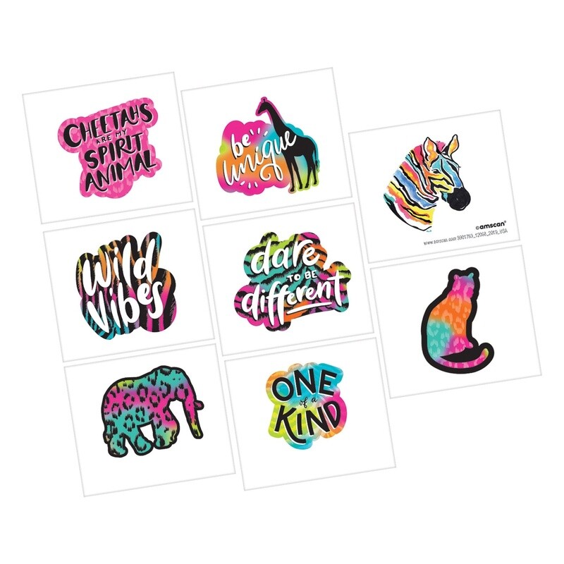 Tattoos - Wild Child - 8pkg