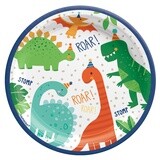 Plates - Bev - Dino-Mite Party - 8pcs