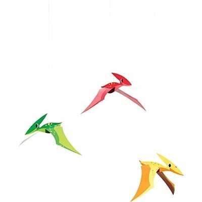 Hanging Decoratiohn -  Boy Dino Party 17.2&quot;x9.9&quot;x3.6 - 3pcs