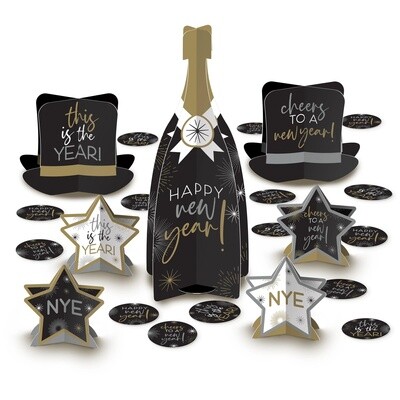 New year - Table Decorating Kit - 7 PCS