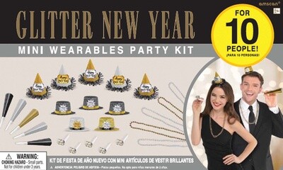 New Year Kit for 10- Mini Wearable Party
