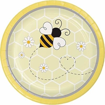 Plates - BEV - Bumblebee Baby - 7&quot; - 8pkg
