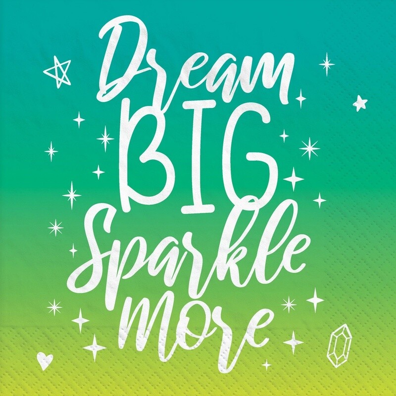Napkins - Bev - Sparkle - 16 pcs