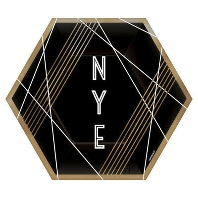 Plates - BV - Hexagon - NYE - 7&#39;&#39;