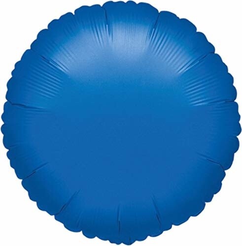 Foil Balloon - Shimmering Blue - Round - 17&quot;