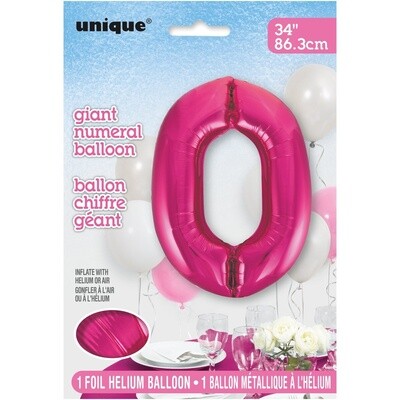Foil Balloon - Pink #0 - 34&quot;
