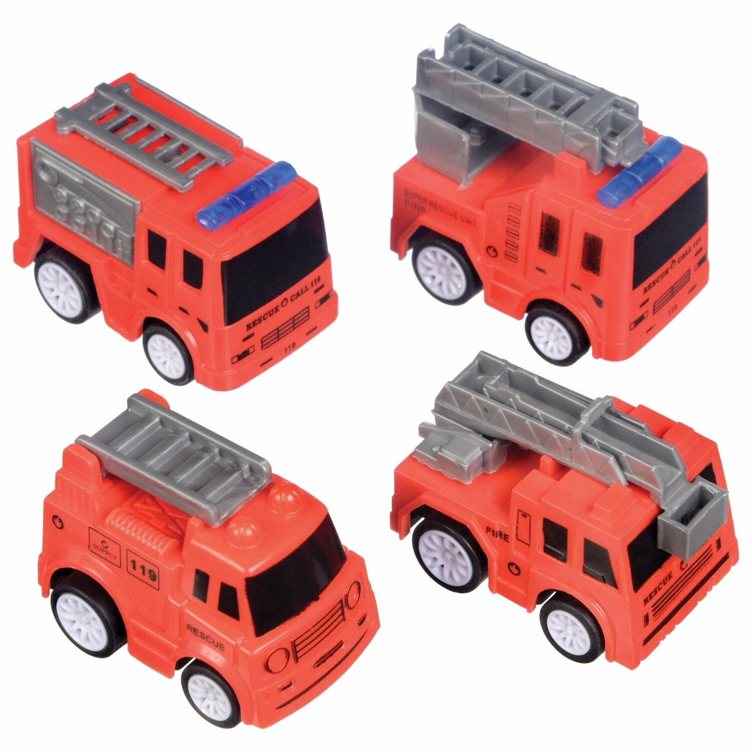 Favors - Fire Truck - First Responders - 4pcs