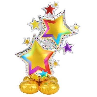 Airloonz Balloon - Stars - Multicolor - 59in