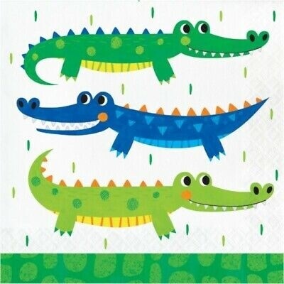Napkins - LN - Alligator - 16 pk