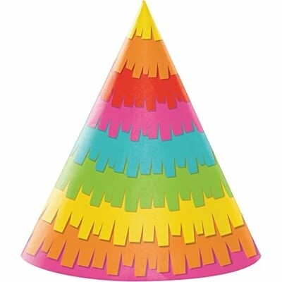 Hats - Paper - Fiesta Fun - 8pkg
