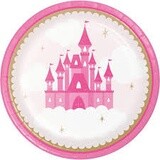 Plates - LN - Little Princess - 9&quot; - 8pkg