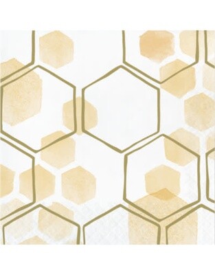 Napkins - LN - Honeycomb - 16 PK - 2 PLY
