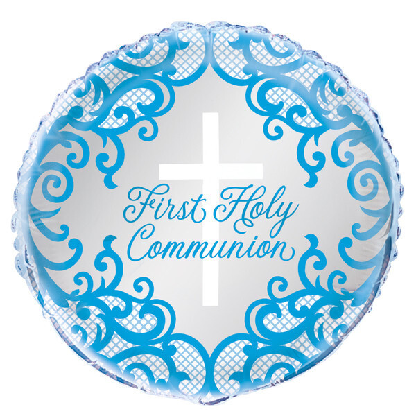 Foil Balloon - First Holly Communion - 18&#39;&#39; - 1pc