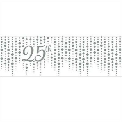 Banner - 25th - Sparkle and Shine Silver