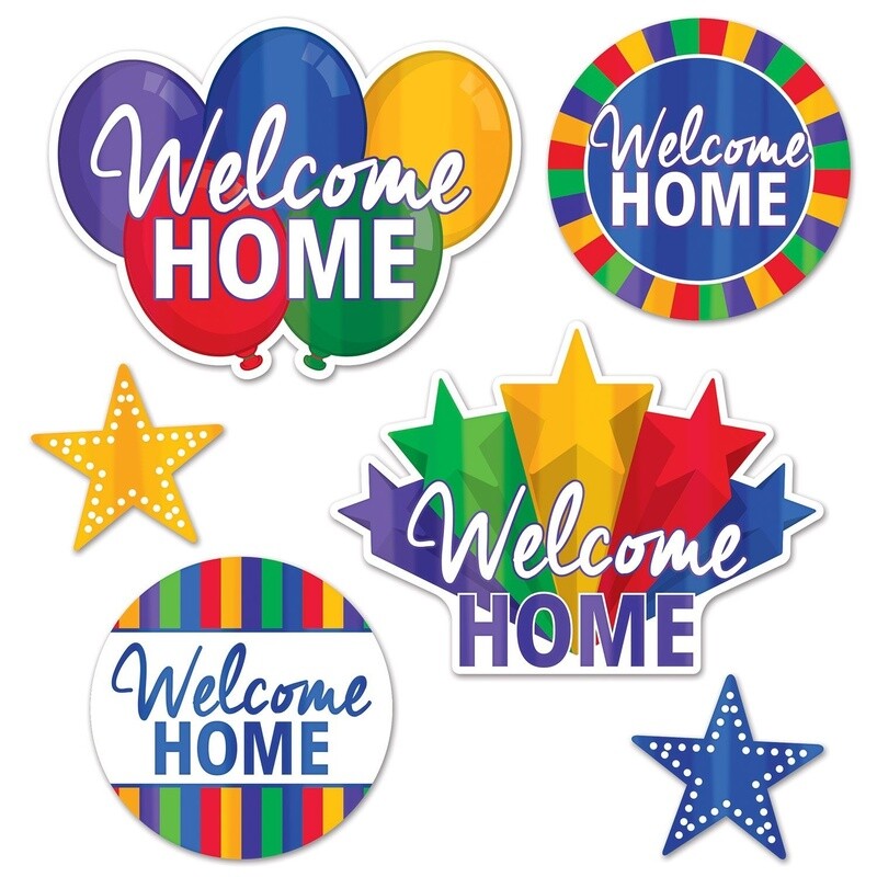 Cutouts - Welcome Home - 6pcs