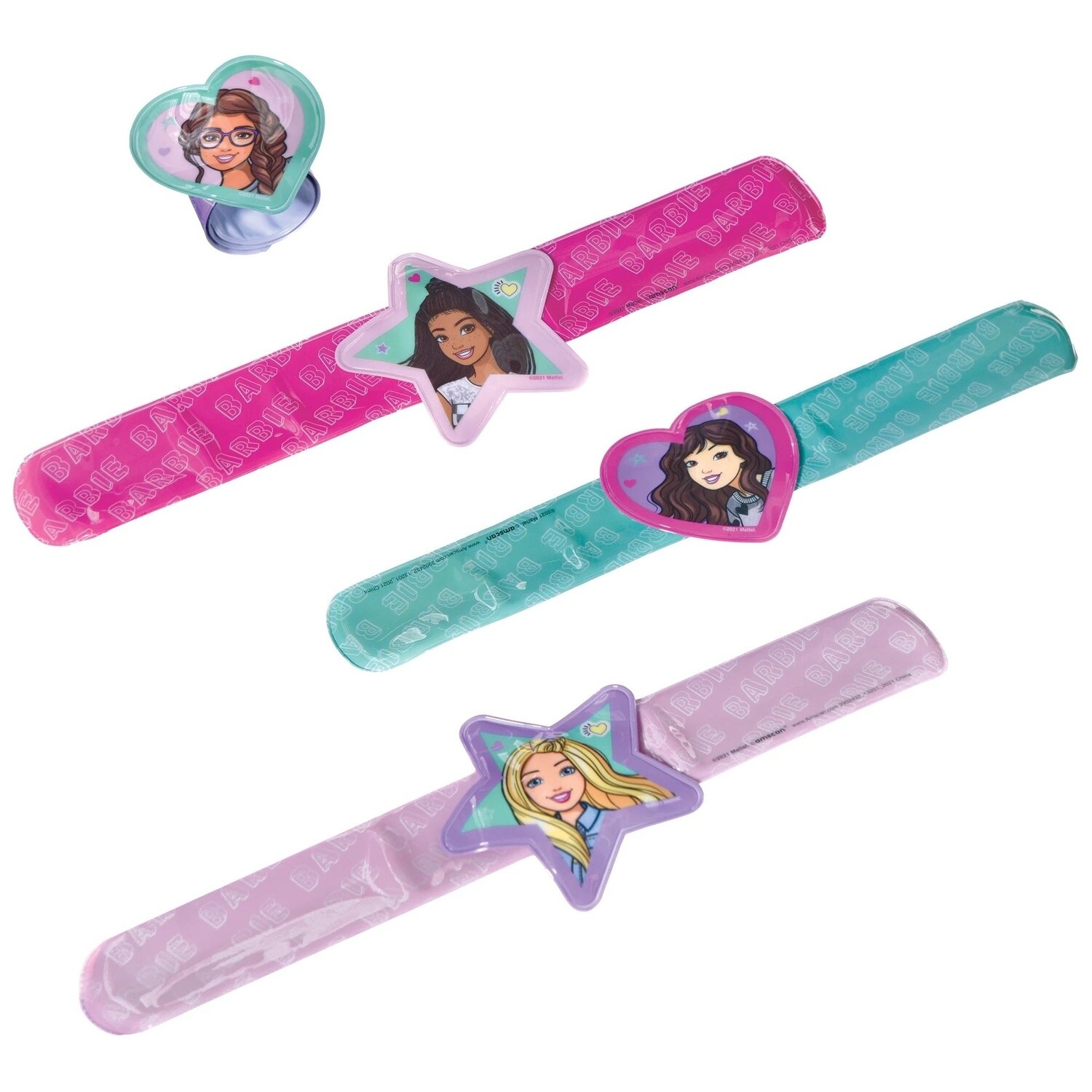 Barbie Dream Together Slap Bracelets - 4 pcs
