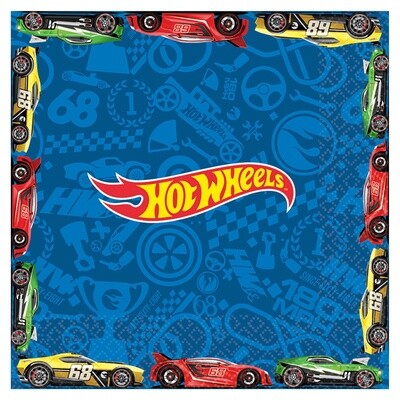 Napkins - LN - Hot Wheels Wild Racer - 16 PK    - 2 PLY
