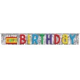 Banner - Foil Fringe BDAY - 4.75FT