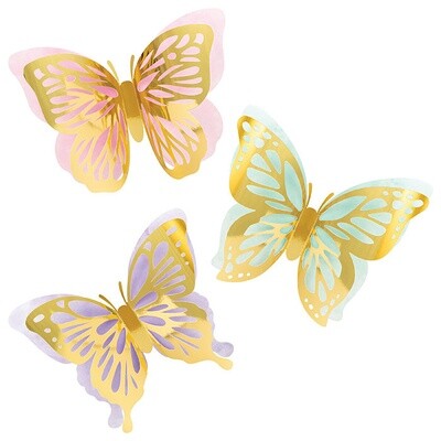 Cutouts - Butterfly - 3 PCS