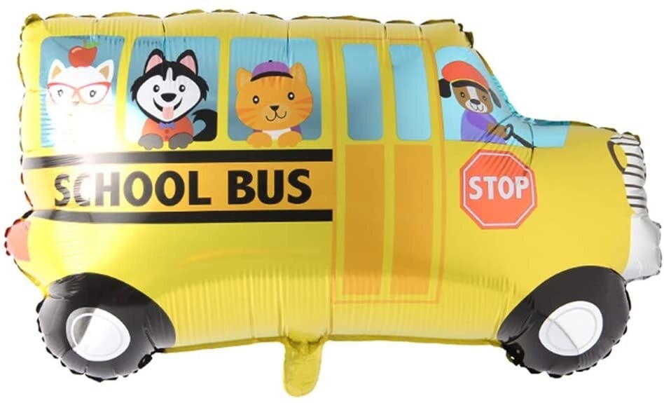 Foil Balloon - School Bus - 30&quot;