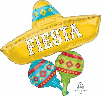 Foil Balloon - Supershape - Fiesta - 32&#39;&#39;