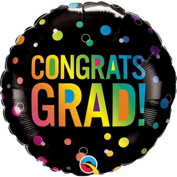 Foil Balloon - Congrats Grad - 18"
