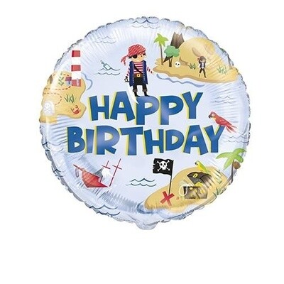 Foil Balloon - Ahoy Pirate - 18&#39;&#39; - 1pc