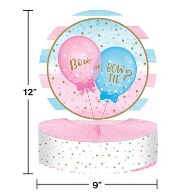 Centerpiece - Gender Reveal  - 9&quot; X 12&quot;