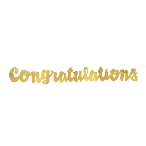 Banner - Congratulations - 3.5 ft