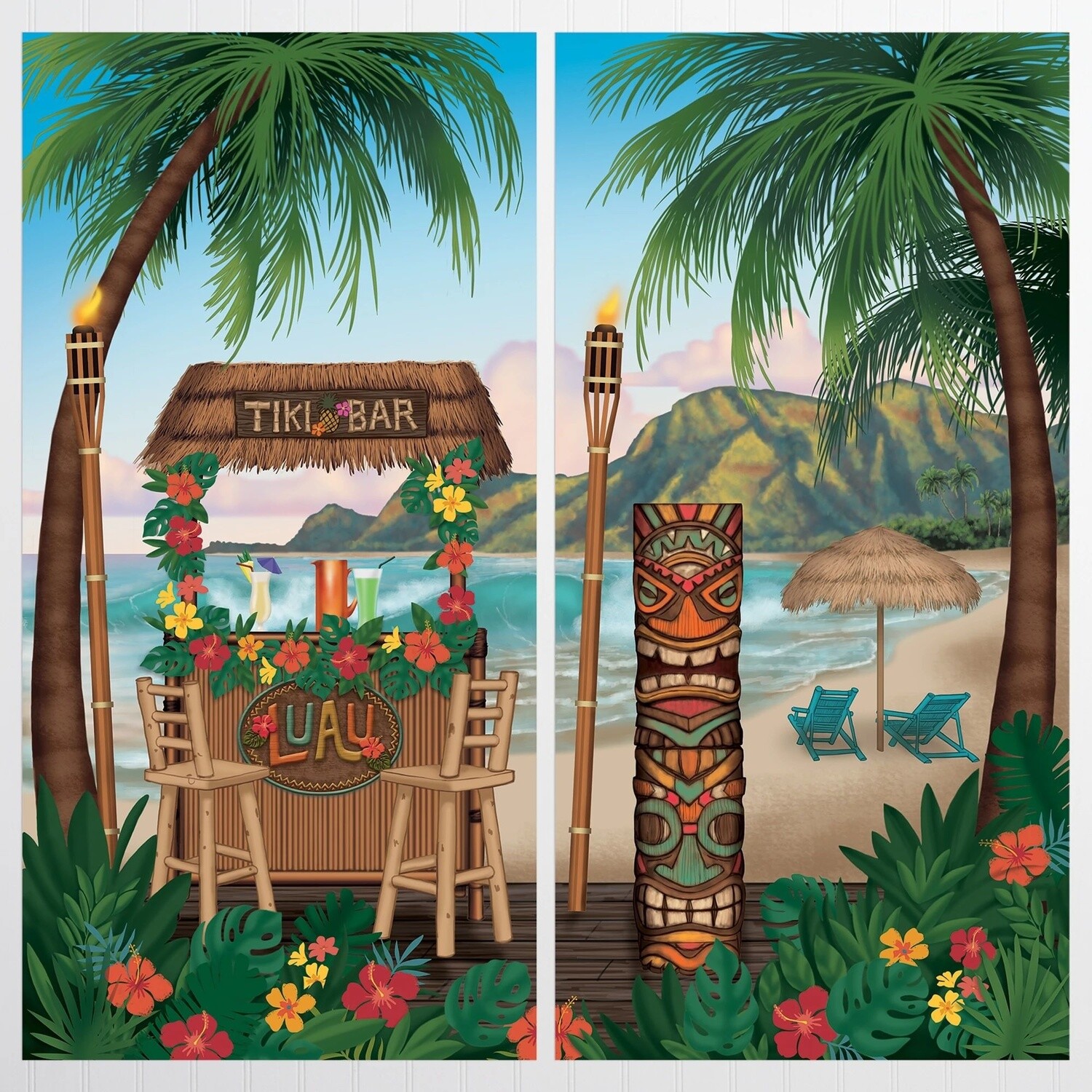 Scene Setter - Vintage Tiki  - 2pcs