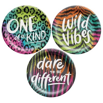 Plates - Bev - Wild Child - 8pkg