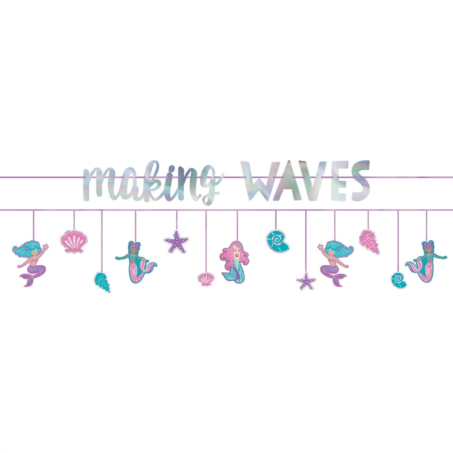 Banner Kit - Shimmering Mermaid - 2 PCS