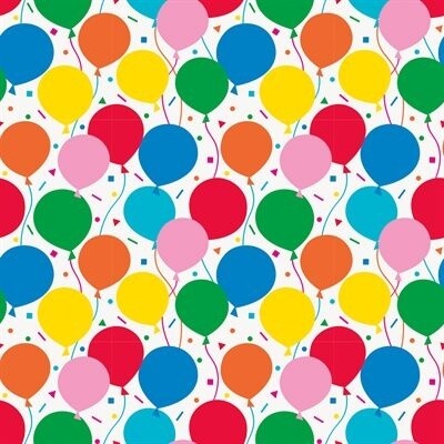 Gift Wrap - Colorful Balloon - 30&#39;&#39; x 5&#39;